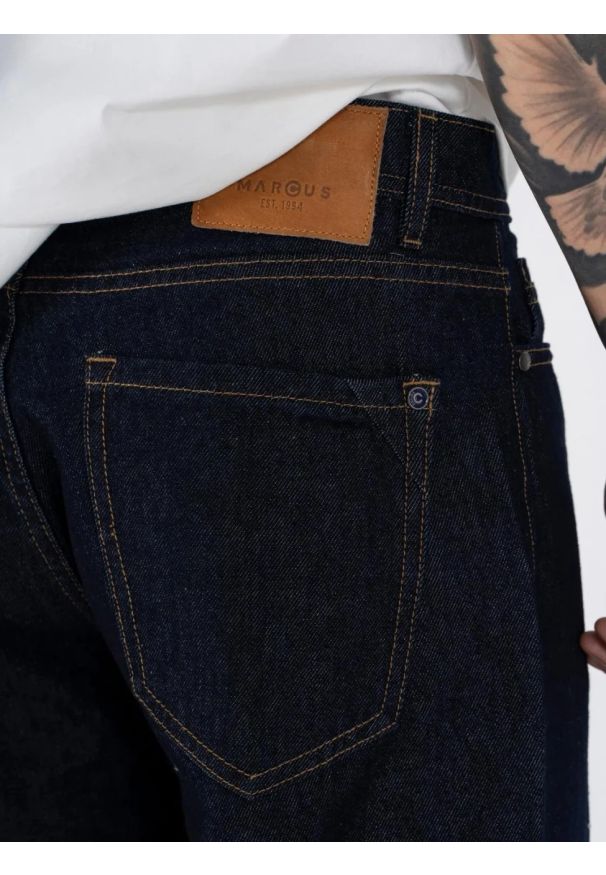 MARCUS - Męskie Spodnie Jeansowe Marcus Jason Z 2243 Dry Colorado Blue 14-200327