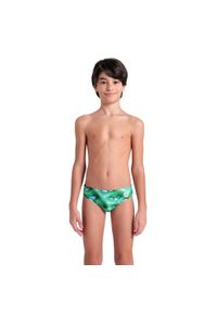 Kąpielówki slipy chłopięce na basen Arena Foam Swim Brief. Kolor: zielony