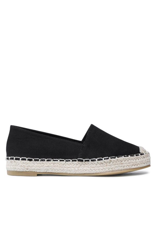 Jenny - JENNY Espadryle WSS990-106 Czarny. Kolor: czarny. Materiał: materiał