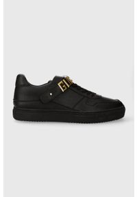 Guess sneakersy TRANI kolor czarny FM7TRA ELE12. Nosek buta: okrągły. Zapięcie: sznurówki. Kolor: czarny. Materiał: guma #1