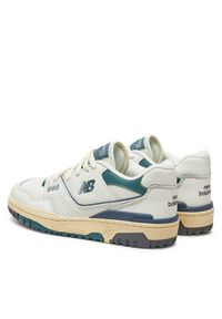 New Balance Sneakersy BB550PTB Biały. Kolor: biały. Materiał: skóra
