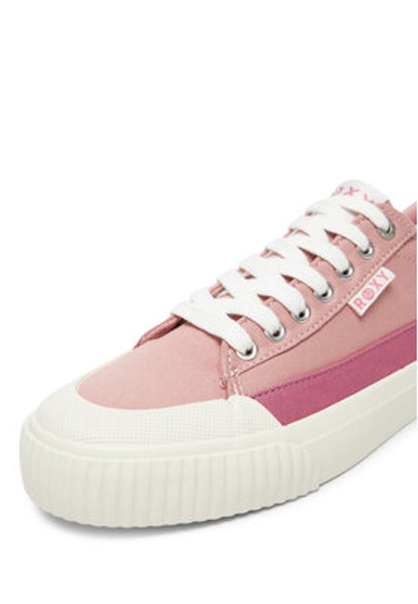 Roxy Trampki V12-901 Różowy. Kolor: różowy. Materiał: materiał