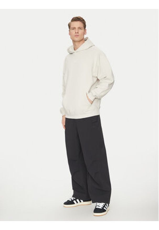 Adidas - adidas Bluza Premium Essentials JD3299 Beżowy Loose Fit. Kolor: beżowy. Materiał: bawełna