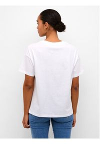Kaffe T-Shirt Firia 10508406 Biały Regular Fit. Kolor: biały. Materiał: bawełna