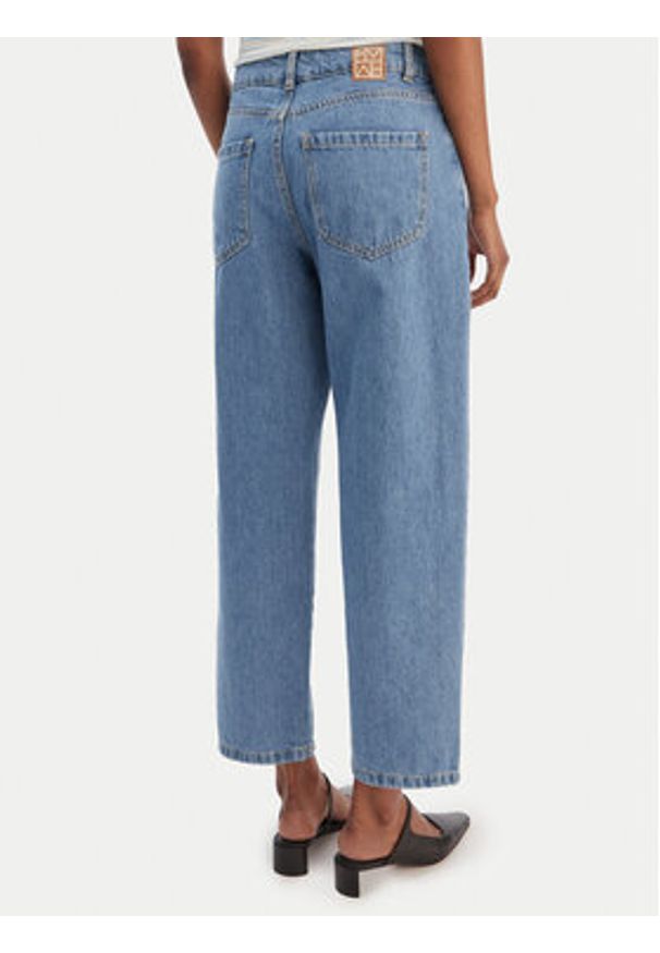 Marella Jeansy Agitare 2615181101 Niebieski Mom Fit. Kolor: niebieski