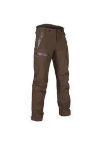 SOLOGNAC - Spodnie myśliwskie wodoodporne Solognac Renfort 900. Kolor: brązowy. Materiał: tkanina, materiał #1