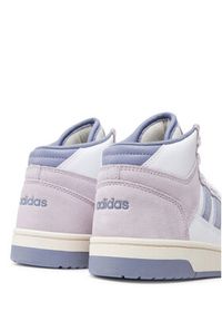 Adidas - adidas Sneakersy Rapid Court Mid JP5873 Fioletowy. Kolor: fioletowy. Materiał: skóra