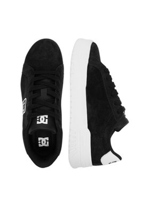 DC Shoes Sneakersy CEO-WP40-24302 Czarny. Kolor: czarny. Materiał: zamsz, skóra