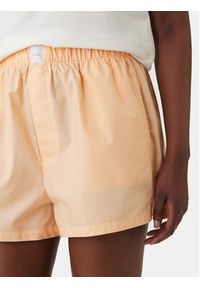 Calvin Klein Underwear Piżama LV00QS7655 Pomarańczowy jasny Regular Fit. Kolor: pomarańczowy. Materiał: bawełna #3