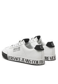 Versace Jeans Couture Sneakersy 76YA3SK6 Biały. Kolor: biały. Materiał: skóra