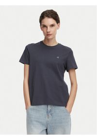 Calvin Klein Jeans T-Shirt Monogram LV047B224G Szary ciemny Regular Fit. Kolor: szary. Materiał: bawełna #1