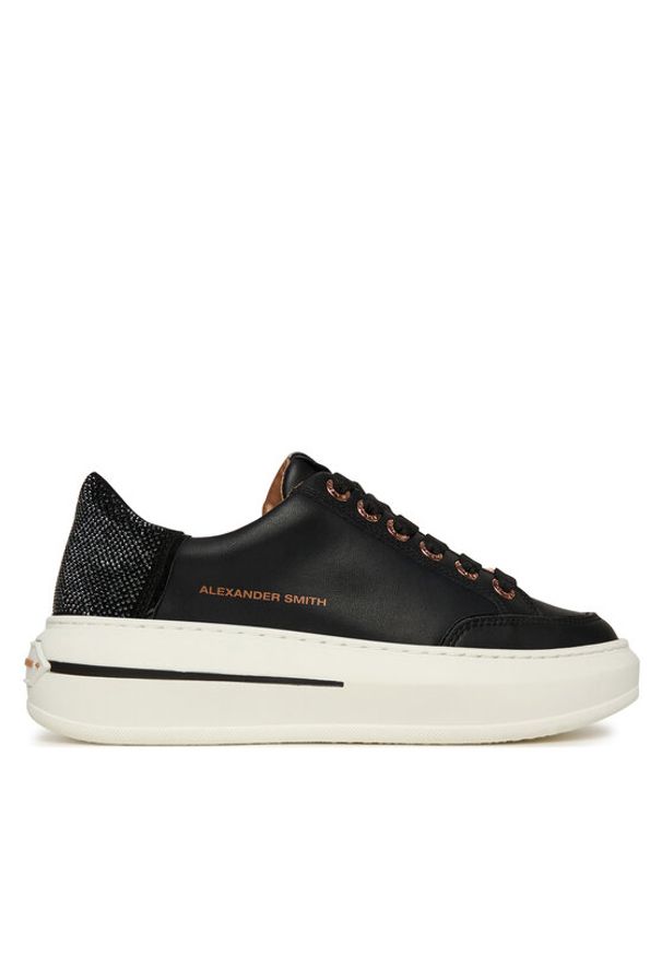 Alexander Smith Sneakersy Lancaster ASBCLSW-1912-BLK Czarny. Kolor: czarny. Materiał: skóra