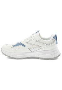 Big-Star - Białe Sneakersy Big Star Sportowe Obuwie Damskie. Okazja: na spacer, na co dzień. Zapięcie: sznurówki. Kolor: biały. Materiał: materiał, syntetyk. Szerokość cholewki: normalna. Sport: turystyka piesza #6