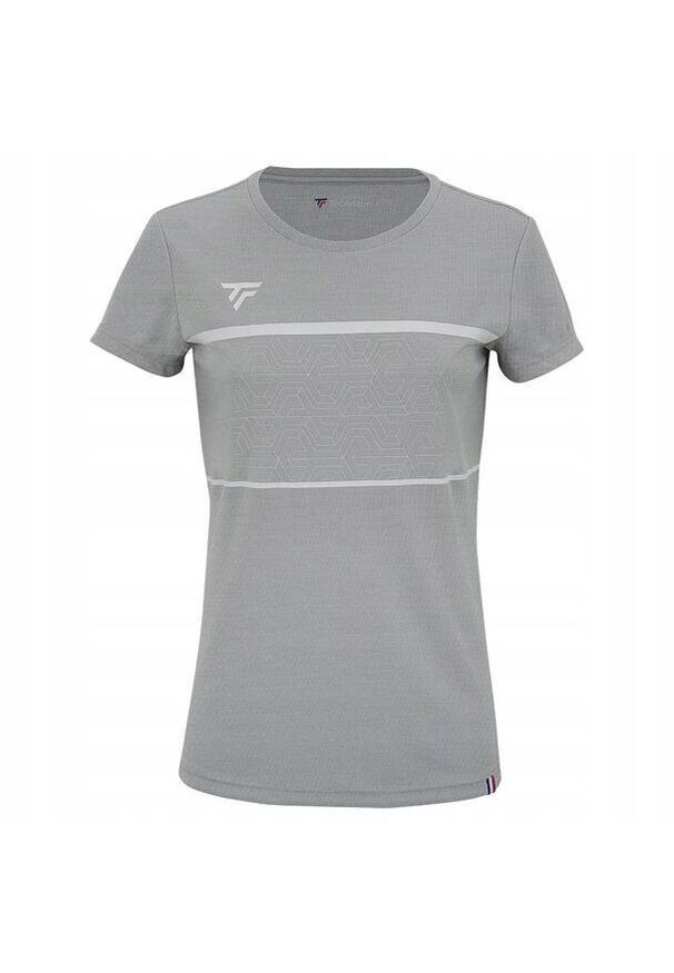 TECNIFIBRE - Koszulka tenisowa dziecięca Tecnifibre Team Tech Tee. Kolor: szary. Sport: tenis
