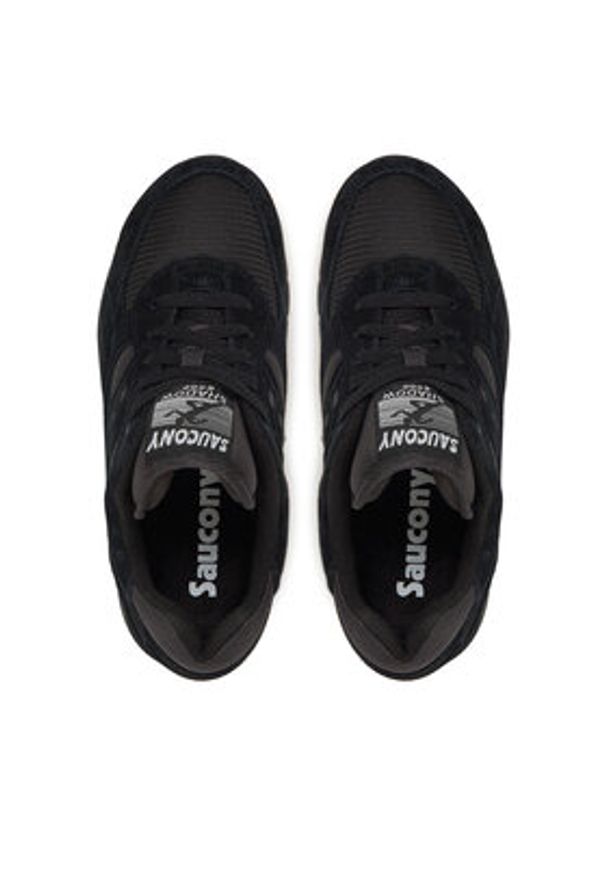 Saucony Sneakersy Shadow 6000 S70441 72 Czarny. Kolor: czarny. Materiał: skóra, zamsz