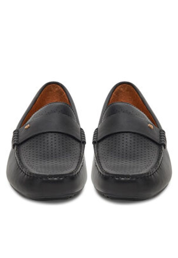 Gino Rossi Mokasyny LUIGI-02 125AM Czarny. Kolor: czarny. Materiał: skóra