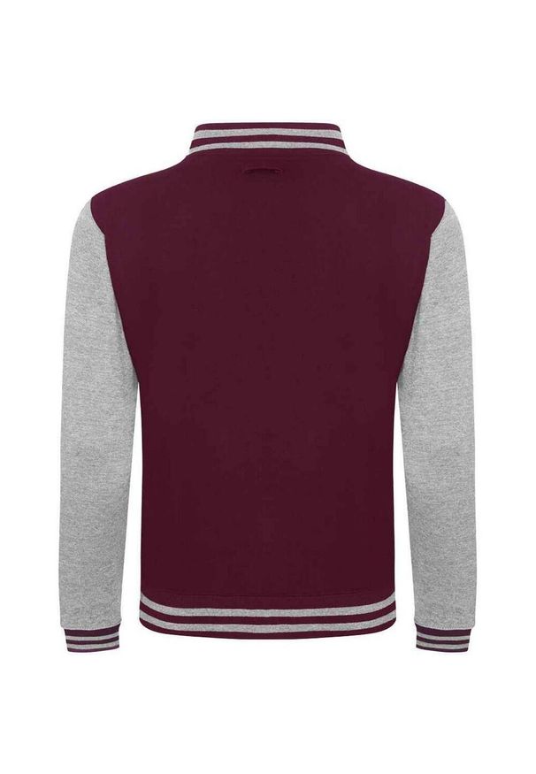 AWDIS - Kurtka Unisex Varsity Dla Dorosłych. Kolor: czerwony, wielokolorowy, szary, brązowy