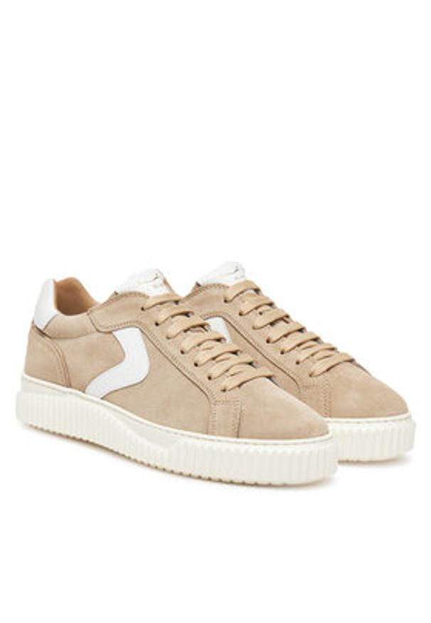 Voile Blanche Sneakersy Lipari 0012017542.35.2E42 Beżowy. Kolor: beżowy. Materiał: skóra, zamsz