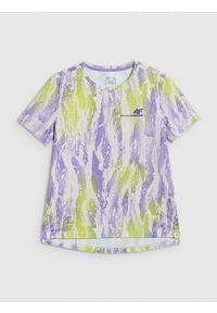 4f - 4F Koszulka rowerowa damska - multikolor L. Kolor: wielokolorowy. Materiał: dzianina, włókno, materiał. Sport: fitness, kolarstwo #1