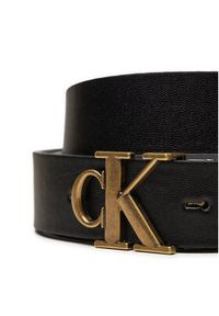 Calvin Klein Jeans Pasek Damski Mono Pl Rev Lthr Belt K60K612288 Czarny. Kolor: czarny. Materiał: skóra #4