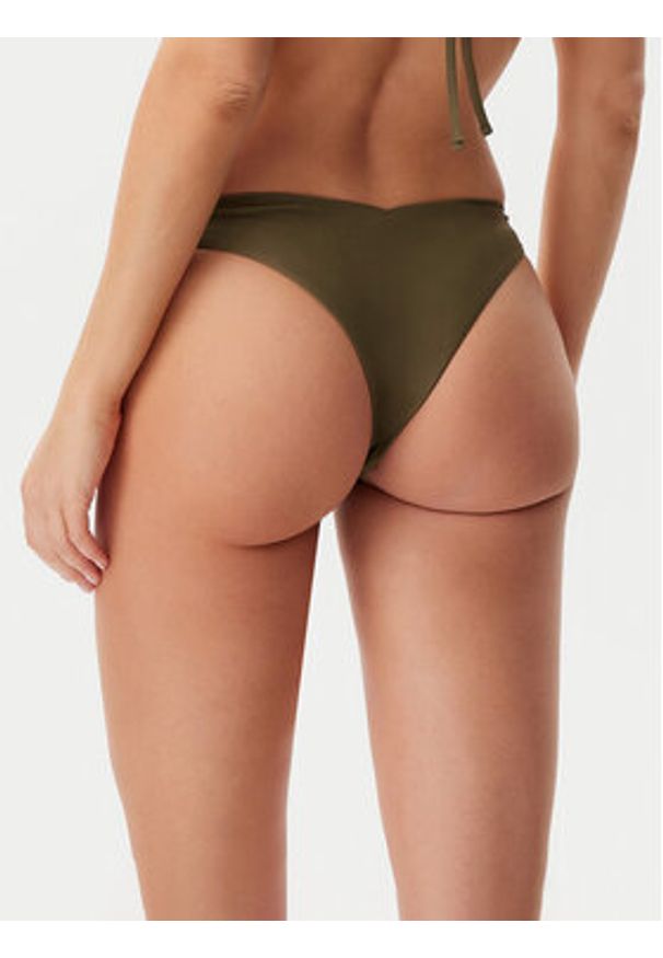 Guess Dół od bikini E5GO38 MC04R Zielony. Kolor: zielony. Materiał: syntetyk
