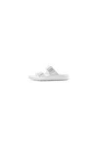 Klapki damskie Birkenstock Arizona Eva. Kolor: biały. Materiał: materiał