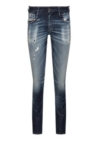Diesel Jeansy 00SMN Granatowy Slim Fit. Kolor: niebieski. Materiał: jeans #4