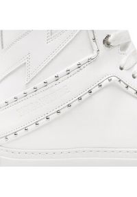Zadig&Voltaire Sneakersy Zv1747 High Flash Sm SWSN00054 Biały. Kolor: biały. Materiał: skóra