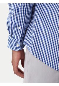 TOMMY HILFIGER - Tommy Hilfiger Koszula Gingham MW0MW41713 Niebieski Regular Fit. Kolor: niebieski. Materiał: bawełna #3