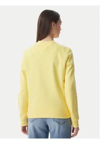 Tommy Jeans Bluza Flag DW0DW22564 Żółty jasny Regular Fit. Kolor: żółty. Materiał: bawełna #3