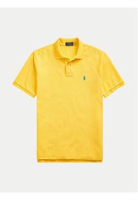 Polo Ralph Lauren Polo Core Replen 710795080 Żółty Slim Fit. Typ kołnierza: polo. Kolor: żółty. Materiał: bawełna