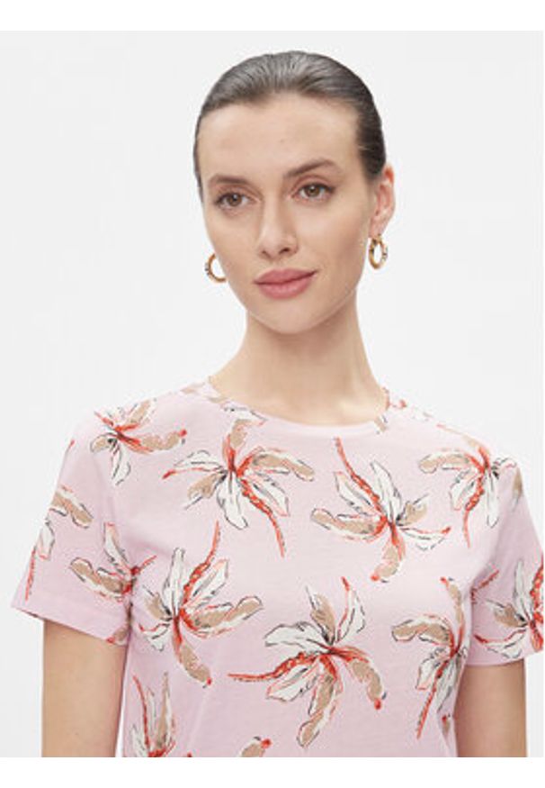 Marella T-Shirt Corone 2413971021200 Różowy Regular Fit. Kolor: różowy. Materiał: bawełna