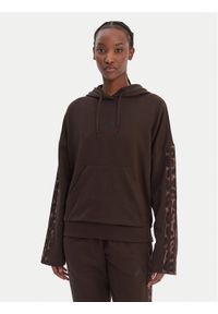 Adidas - adidas Bluza Seasonal Essentials Leopard Print KA4683 Brązowy Loose Fit. Kolor: brązowy. Materiał: bawełna, syntetyk. Wzór: nadruk #1