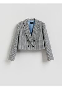 Reserved - LADIES` JACKET - wielobarwny. Materiał: bawełna, tkanina #1