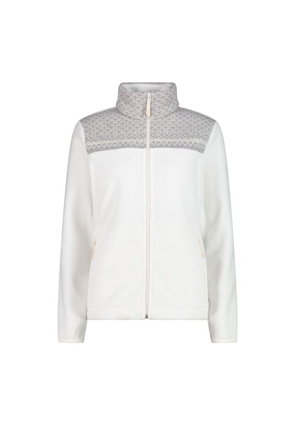 Bluza damska turystyczna CMP 34J0486. Kolor: szary, wielokolorowy, biały. Materiał: polar