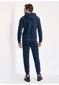 Ochnik - Bluza męska. Okazja: na co dzień. Typ kołnierza: kaptur. Kolor: niebieski. Materiał: materiał. Styl: casual, klasyczny #6