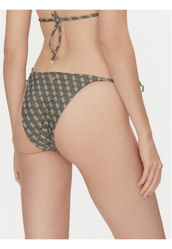 Guess Dół od bikini E5GO27 KCRL2 Zielony. Kolor: zielony. Materiał: syntetyk