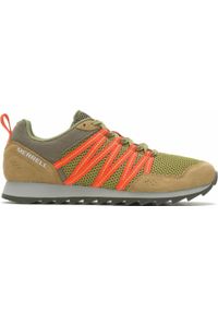 Buty Sneakersy Męskie Merrell Alpine Sport. Okazja: na co dzień. Kolor: zielony. Materiał: materiał #2