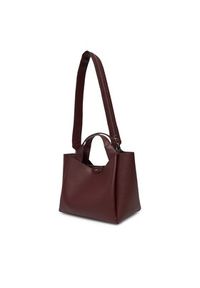 DKNY Torebka R43DYG33 Bordowy. Kolor: czerwony. Materiał: skórzane