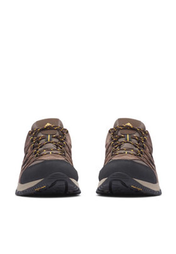 columbia - Columbia Trekkingi Crestwood Waterproof 2100651 Brązowy. Kolor: brązowy. Materiał: zamsz, skóra. Sport: turystyka piesza