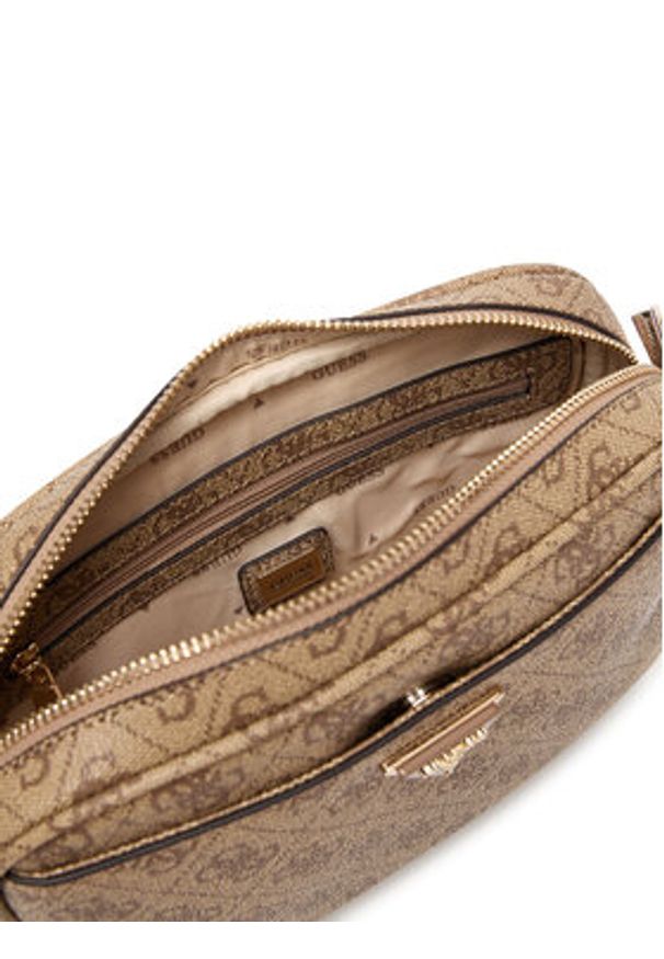 Guess Torebka Meridian II HWSG69 74140 Beżowy. Kolor: beżowy. Materiał: skórzane