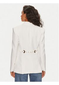 Versace Jeans Couture Marynarka 76HAQ702 Biały Slim Fit. Kolor: biały. Materiał: syntetyk #5