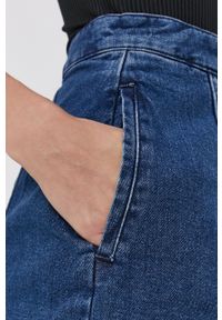 Noisy may - Noisy May Spódnica jeansowa bawełniana mini rozkloszowana. Stan: podwyższony. Kolor: niebieski. Materiał: bawełna, jeans #3
