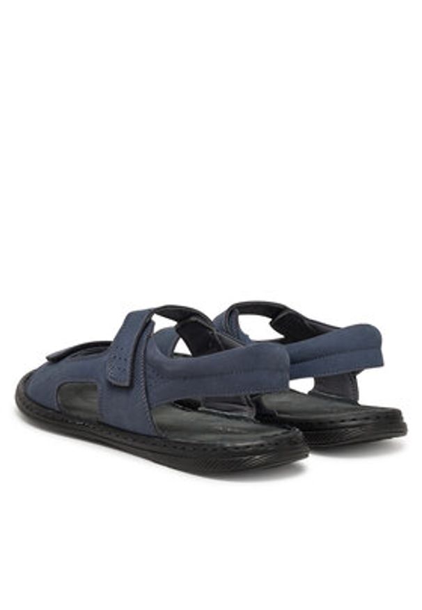 Lasocki Sandały CANTO-01 MI18 Granatowy. Kolor: niebieski. Materiał: nubuk, skóra