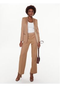 BOSS - Boss Spodnie materiałowe Tackea 50486277 Beżowy Relaxed Fit. Kolor: beżowy. Materiał: wełna #3