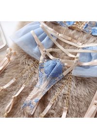 Intica - Komplet bielizny z koronką na wyjątkowe okazje Gritt. Kolor: fioletowy. Materiał: koronka. Wzór: koronka #10