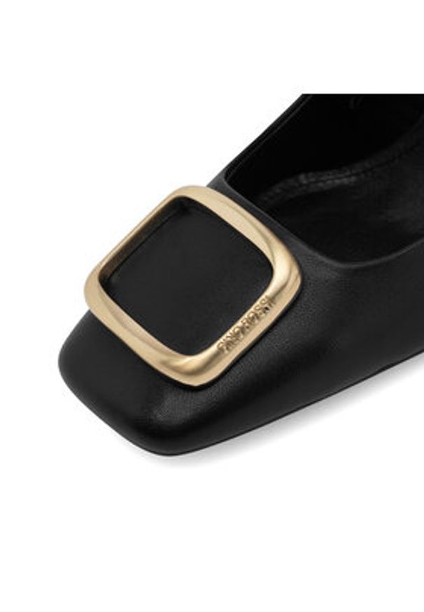 Gino Rossi - GINO ROSSI Czółenka SILVA-SL2275-1 Czarny. Kolor: czarny. Materiał: skóra