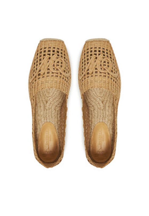 Weekend Max Mara Espadryle 2515521135670 Beżowy. Kolor: beżowy. Materiał: syntetyk