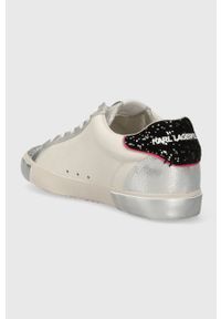 Karl Lagerfeld sneakersy skórzane SKOOL KL60136F. Nosek buta: okrągły. Materiał: skóra #3