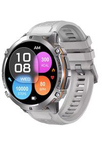 SMARTWATCH męski Rubicon RNCF40 silver/grey silicone. Rodzaj zegarka: smartwatch